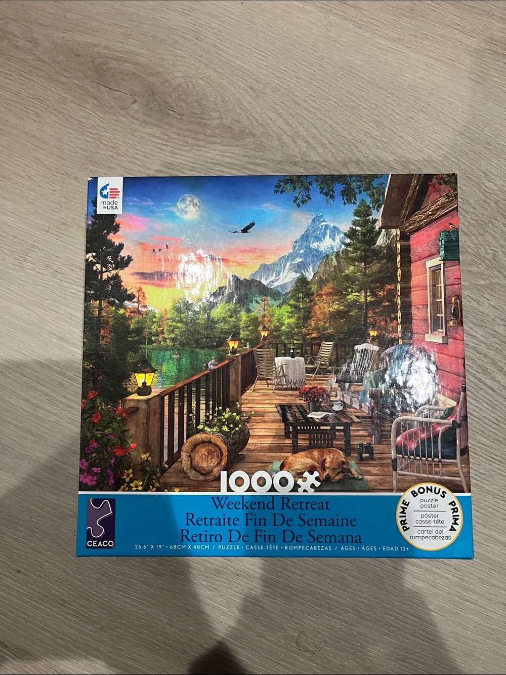 CEACO Weekend Retreat 1000-Piece Puzzle — Scenic Multicolor Deck View